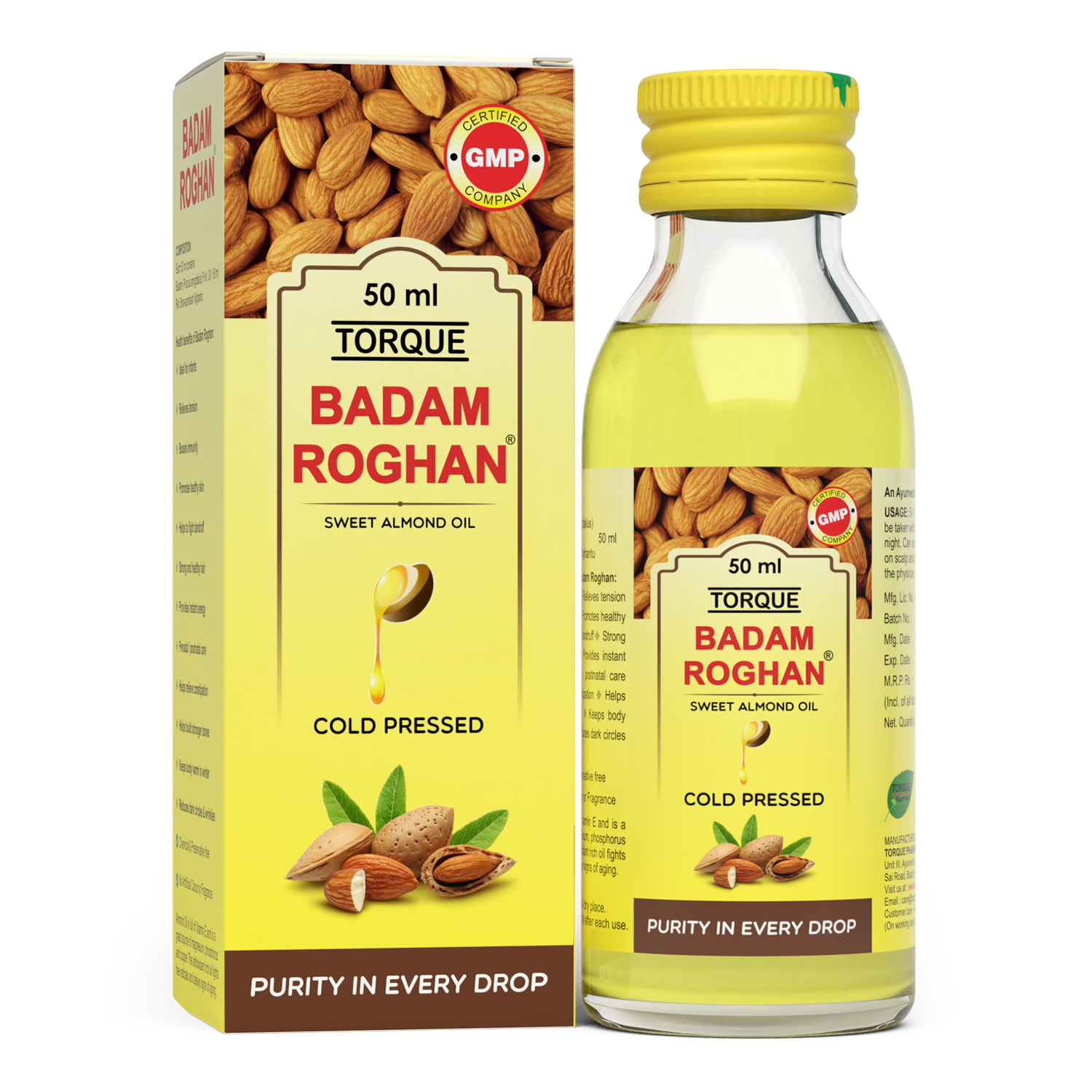 TORQUE BADAM ROGHAN OIL 50ML (A)